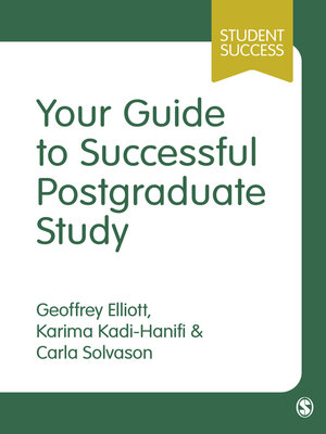 cover image of Your Guide to Successful Postgraduate Study